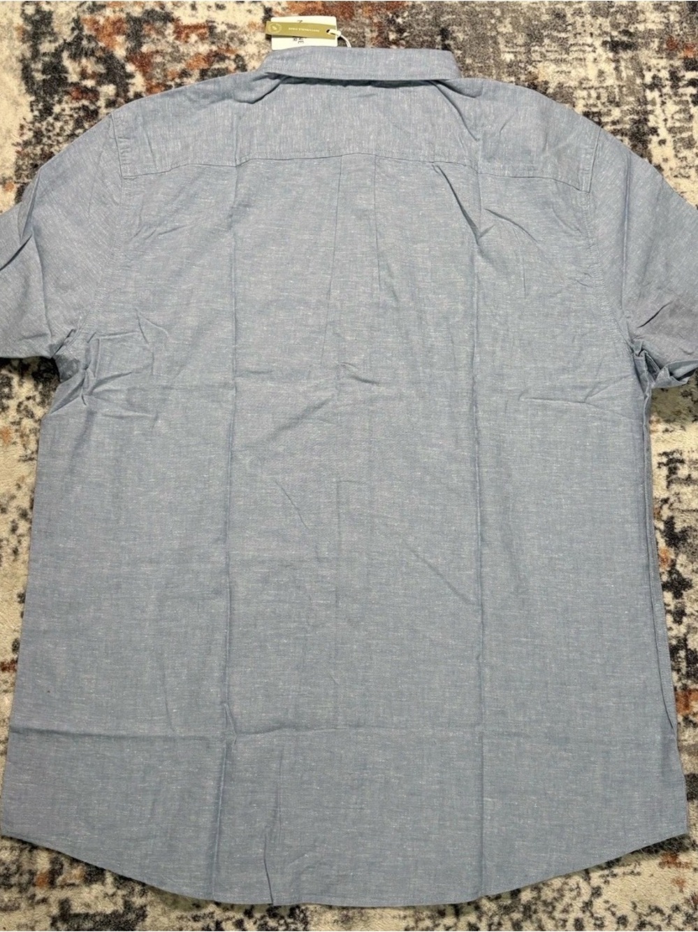 NWT Marine Layer Better Than Linen Short Sleeve Shirt Size Larger - Picture 5 of 6